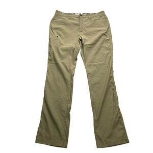 Orvis Pants Men's 36x34 Khaki Straight Leg Nylon Spandex Outdoor Travel Trousers